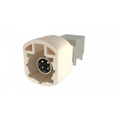 HSDNBRPPCB18A by Amphenol ICC (Commercial Products) - HSD 4+0 R/A T/H CODE B