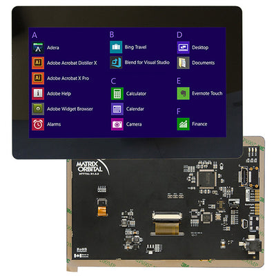 HTT70G-TPC-BLM-B0-H6-CH-V5 by Matrix Orbital - HDMIHEADER BEZEL BACKLIGHT TOUCH