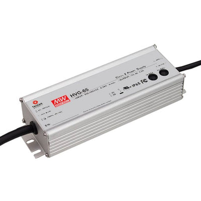 HVG-65-24A by MEAN WELL USA Inc. - LED DVR CC/CV AC/DC 22-27V 2.71A
