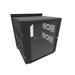 HWM2412U20WDBK by Hammond Manufacturing - 12U 24W 25.7D SWING OUT WALL CAB