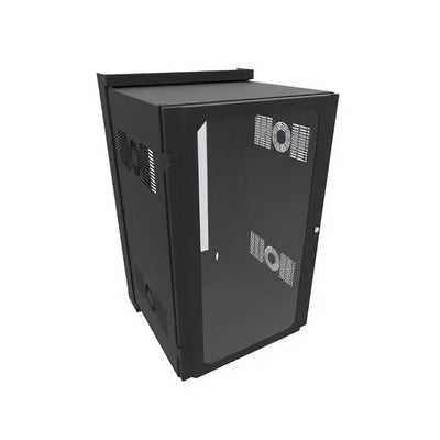 HWM2420U20WDBK by Hammond Manufacturing - 20U 24W 25.7D SWING OUT WALL CAB