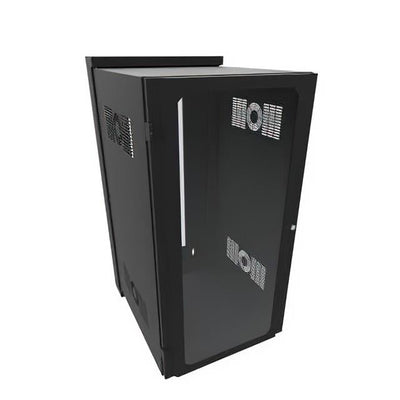 HWM2424U26WDBK by Hammond Manufacturing - 24U 24W 31.7D SWING OUT WALL CAB