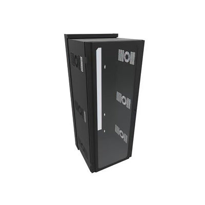 HWM2432U20WDBK by Hammond Manufacturing - 32U 24W 25.7D SWING OUT WALL CAB