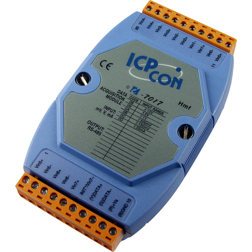 I-7017 by ICP DAS USA INC - 8-CH AI DCON RS-485 DAQ MODULE
