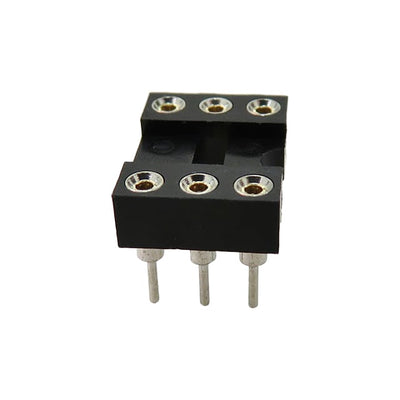 ICM-306-1-GT-HT by Adam Tech - MACHINE PIN SOCKET, IC, DIP, 6P