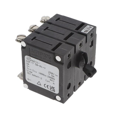 IEG666-1-62F-7.50-01-V by Sensata-Airpax - CIR BRKR MAG-HYDR