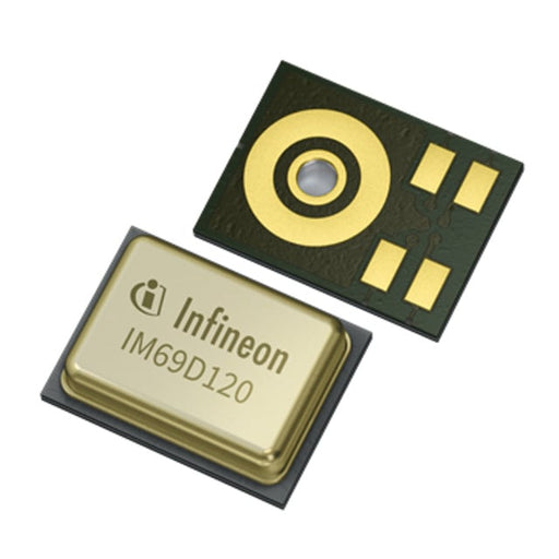 IM69D120V01XTSA1 by Infineon Technologies - MIC MEMS DIGITAL PDM OMNI -26DB