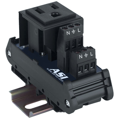 IMACP01 by ASI-Ez - DIN RAIL MOUNTED AC OUTLET INTER