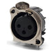 IO-XLR3-F-BH by IO Audio Technologies - CONNECTOR RECPT FMALE XLR 3P GOLD SLDR