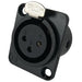 IO-XLR3-F-BK-JL by IO Audio Technologies - CONNECTOR RECPT FMALE XLR 3POS SOLDER