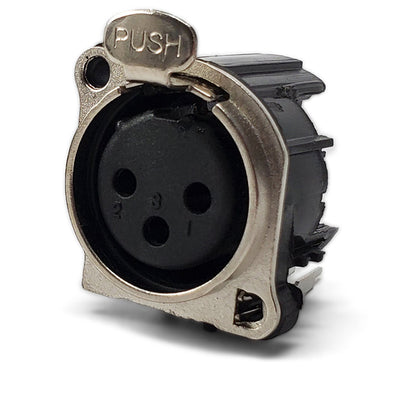 IO-XLR3-F-BV by IO Audio Technologies - CONNECTOR RECPT FMALE XLR 3P GOLD SLDR