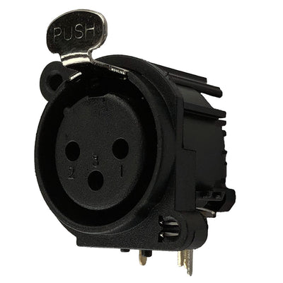 IO-XLR3-F-EH by IO Audio Technologies - CONNECTOR RECPT FMALE XLR 3POS SOLDER