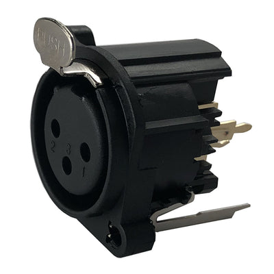 IO-XLR3-F-EV by IO Audio Technologies - CONNECTOR RECPT FMALE XLR 3POS SOLDER