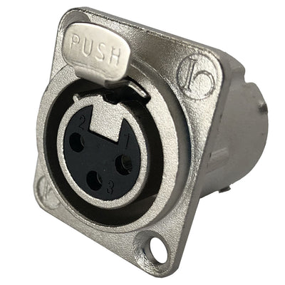 IO-XLR3-F-JLX by IO Audio Technologies - CONNECTOR RECPT FMALE XLR 3POS SOLDER