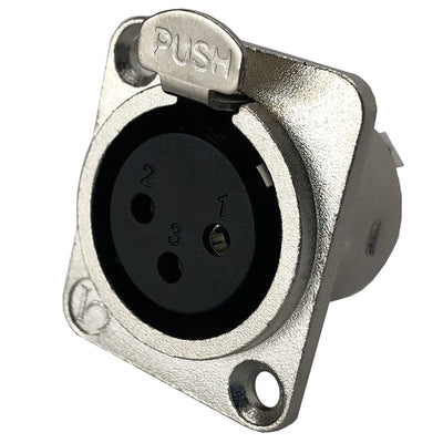 IO-XLR3-F-JL by IO Audio Technologies - CONNECTOR RECPT FMALE XLR 3POS SOLDER
