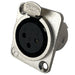 IO-XLR3-F-JL by IO Audio Technologies - CONNECTOR RECPT FMALE XLR 3POS SOLDER