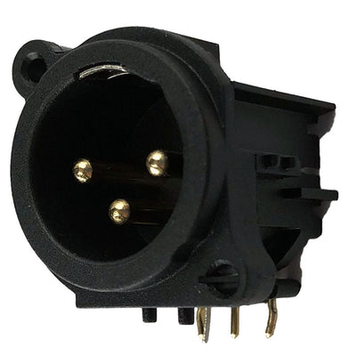 IO-XLR3-M-EH by IO Audio Technologies - CONNECTOR RECPT MALE XLR 3POS SOLDER