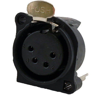 IO-XLR4-F-EV by IO Audio Technologies - E SERIES, 4 PIN XLR, FEMALE, VER