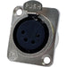 IO-XLR4-F-JL by IO Audio Technologies - JL SERIES,4 PIN XLR FEMALE RECEP
