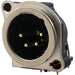 IO-XLR4-M-BH by IO Audio Technologies - B SERIES, 4 PIN XLR, MALE, HORIZ