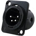IO-XLR4-M-BK-JL by IO Audio Technologies - JL SERIES,4 PIN XLR MALE RECEPTA