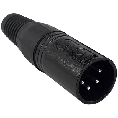 IO-XLR4-M-BK by IO Audio Technologies - PROFESSIONAL 4 PIN XLR CONNECTOR