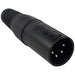 IO-XLR4-M-BK by IO Audio Technologies - PROFESSIONAL 4 PIN XLR CONNECTOR