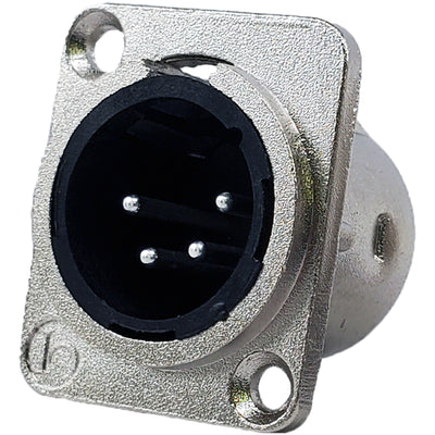 IO-XLR4-M-JL by IO Audio Technologies - JL SERIES,4 PIN XLR MALE RECEPTA