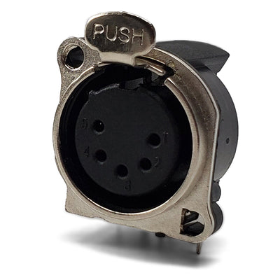 IO-XLR5-F-BH by IO Audio Technologies - CONNECTOR RECPT FMALE XLR 5P GOLD SLDR