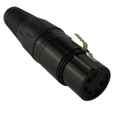 IO-XLR5-F-BKAU by IO Audio Technologies - CONNECTOR PLUG FMALE XLR 5POS GOLD