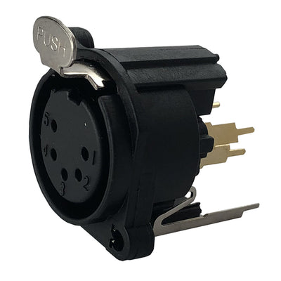 IO-XLR5-F-EV by IO Audio Technologies - CONNECTOR RECPT FMALE XLR 5POS SOLDER