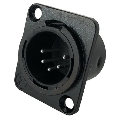 IO-XLR5-M-BK-JL by IO Audio Technologies - CONNECTOR RECPT MALE XLR 5P SOLDER CUP