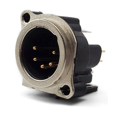 IO-XLR5-M-BV by IO Audio Technologies - CONNECTOR RECPT MALE XLR 5P GOLD SLDR