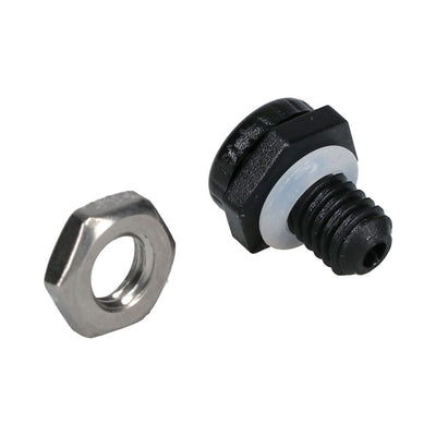 IPV-67601-B by Bud Industries - M6X1.0 VENT PLUG WASHER BLK