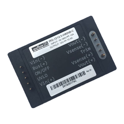 IRQ-12/12.5-W80PB-C by Murata Power Solutions Inc. - 1/4 BRICK, 12VOUT @ 12.5A, 16-16