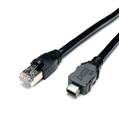IX40AM-RJ45M-CAT6AS05 by SINBON - IX(M) TO SHIELDED RJ45(M),CAT6A,