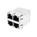 J0B-2014NL by Pulse Electronics - CONNECTOR JACK 4PORT 2.5G BASE-T PCB