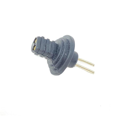 JACK-KF2-PANEL-BK(R) by GlobTek, Inc. - WATERPROOF JACK, 2 PIN FEMALE