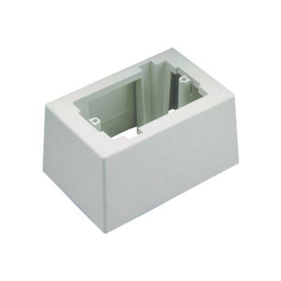 JB1DEI-A by Panduit Corp - JUNCTION BOX 1 GANG ADH IVORY