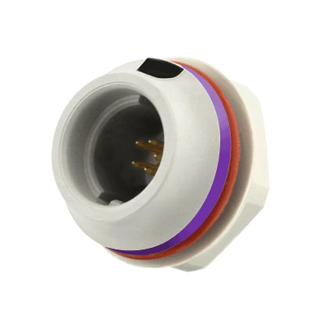 JMXHH1G05MCUDSP by Souriau-Sunbank by Eaton - CONNECTOR RECPT MALE 5POS GOLD CRIMP