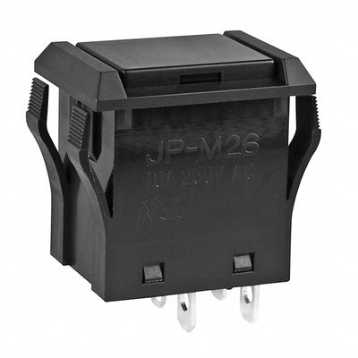JPM26B-A by NKK Switches - PUSH SWITCH DPST 10A 125V