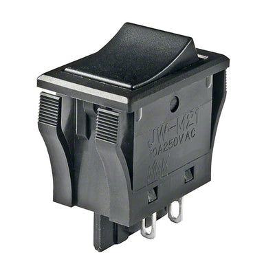 JWM21RAA/UC by NKK Switches - ROCKER SWITCH DPST 10A 125V
