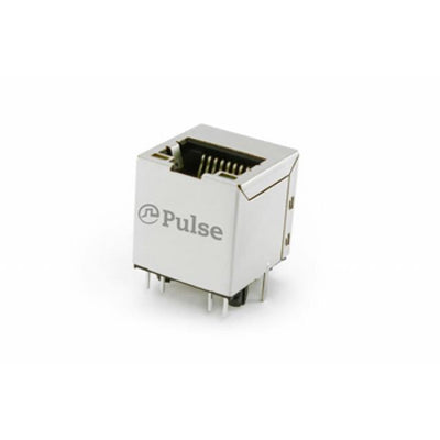 JX3V-9025NLT by Pulse Electronics - CONNECTOR JACK RJ45 1GIG Y/G LED