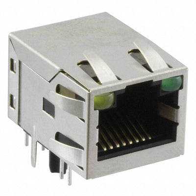 JXD1-0025NL by Pulse Electronics - CONNECTOR JACK 1PORT 1000 BASE-T PCB