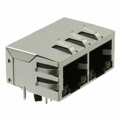 JXD1-2015NL by Pulse Electronics - CONNECTOR JACK 2PORT 1000 BASE-T PCB