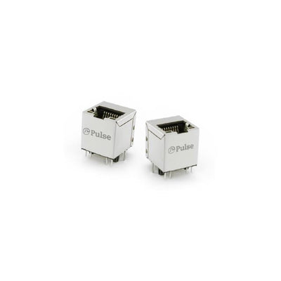 JXD2-0Z25NL by Pulse Electronics - CONNECTOR JACK 1PORT 1000 BASE-T PCB