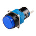 K16-170-B-12V by Kacon - LED 16MM ROUND BLUE 12VDC IP65