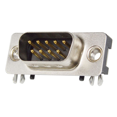 K202XHT-E9P-N by Kycon, Inc. - CONNECTOR D-SUB PLUG 9P SMD R/A SLDR