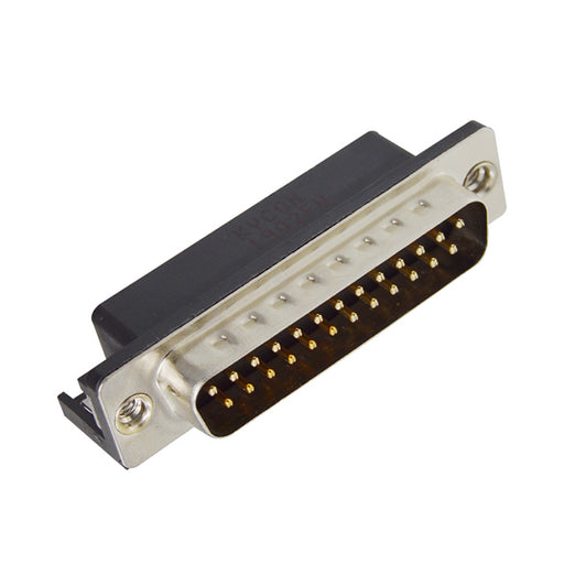 K22X-B25P-N by Kycon, Inc. - CONNECTOR D-SUB PLUG 25POS R/A SLDR