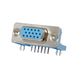 K66X-E15S-N-VESA by Kycon, Inc. - CONNECTOR D-SUB HD RCPT 15P R/A SLDR